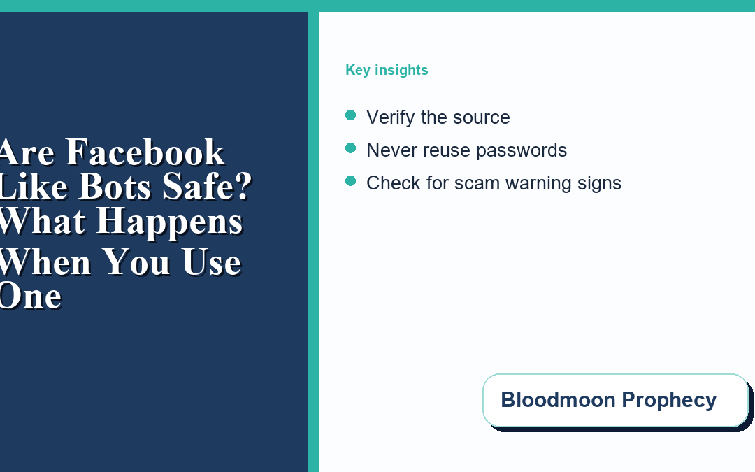 Are Facebook Like Bots Safe? What Happens When You Use One